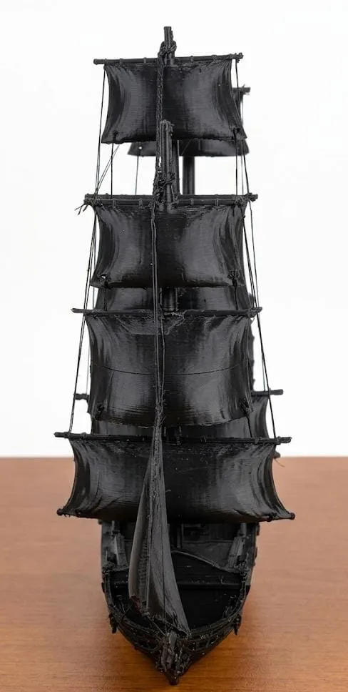 Black Pearl Inspired Pirate Ship, Display Model, photo 2 of 5 - Black Pearl Inspired Pirate Ship, Display Model Household