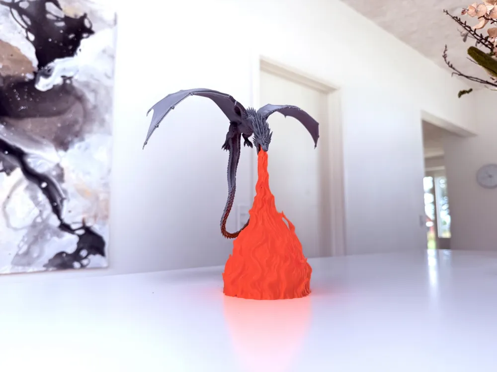 Flame Breath Dragon Lamp V2, photo 4 of 5 - Flame Breath Dragon Lamp V2 Household