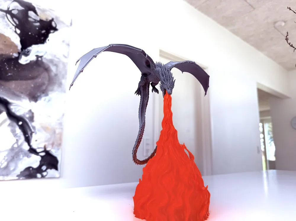 Flame Breath Dragon Lamp V2, photo 5 of 5 - Flame Breath Dragon Lamp V2 Household