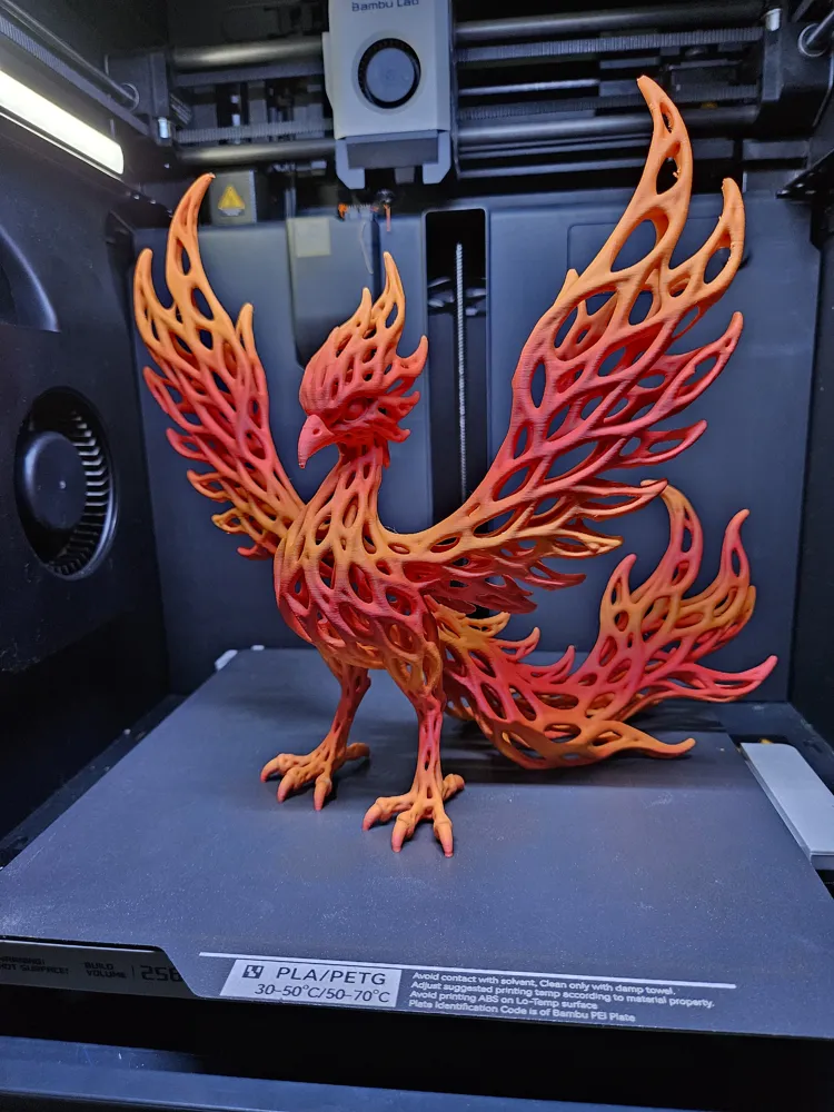 ‍Voronoi Phoenix - Rise from the ashes!, photo 2 of 4 - ‍Voronoi Phoenix - Rise from the ashes! Toys & Games